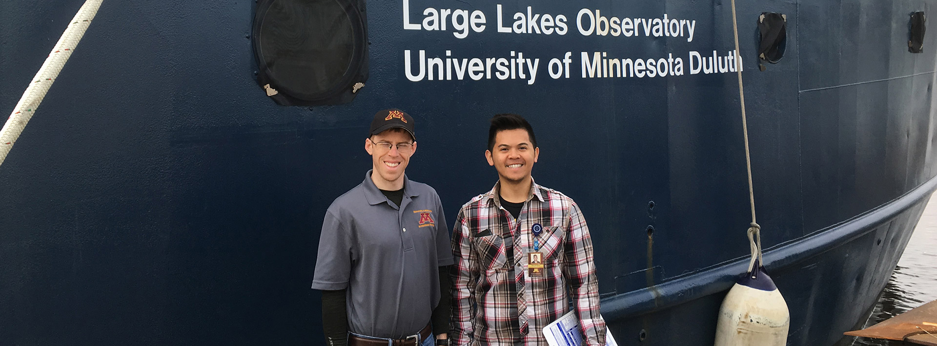 Two Students posing for a picture