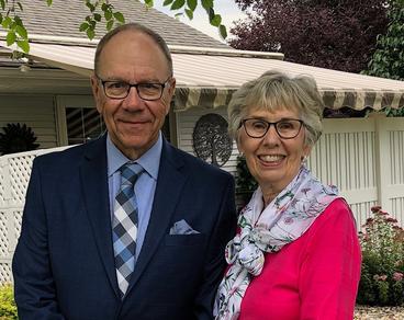 Bill Pedersen and his wife Durene