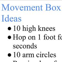 Movement Games