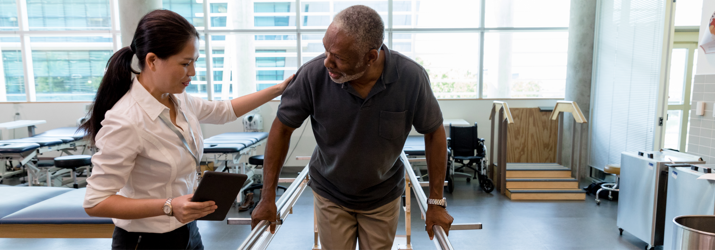 OT students with a Patient